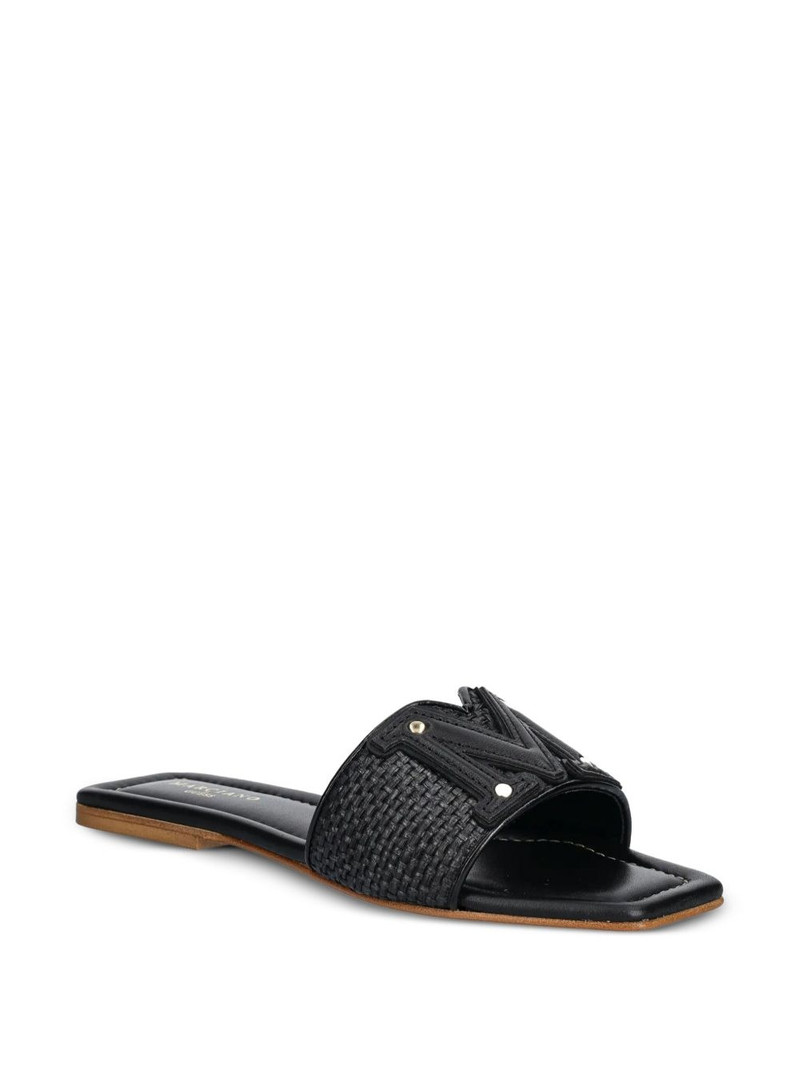 GUESS USA Marciano raffia slides outlook