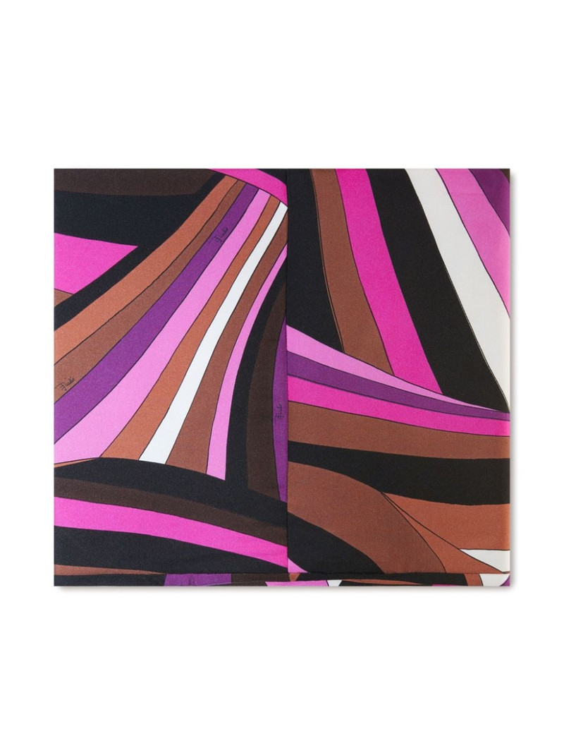 PUCCI Iride-print silk scarf outlook