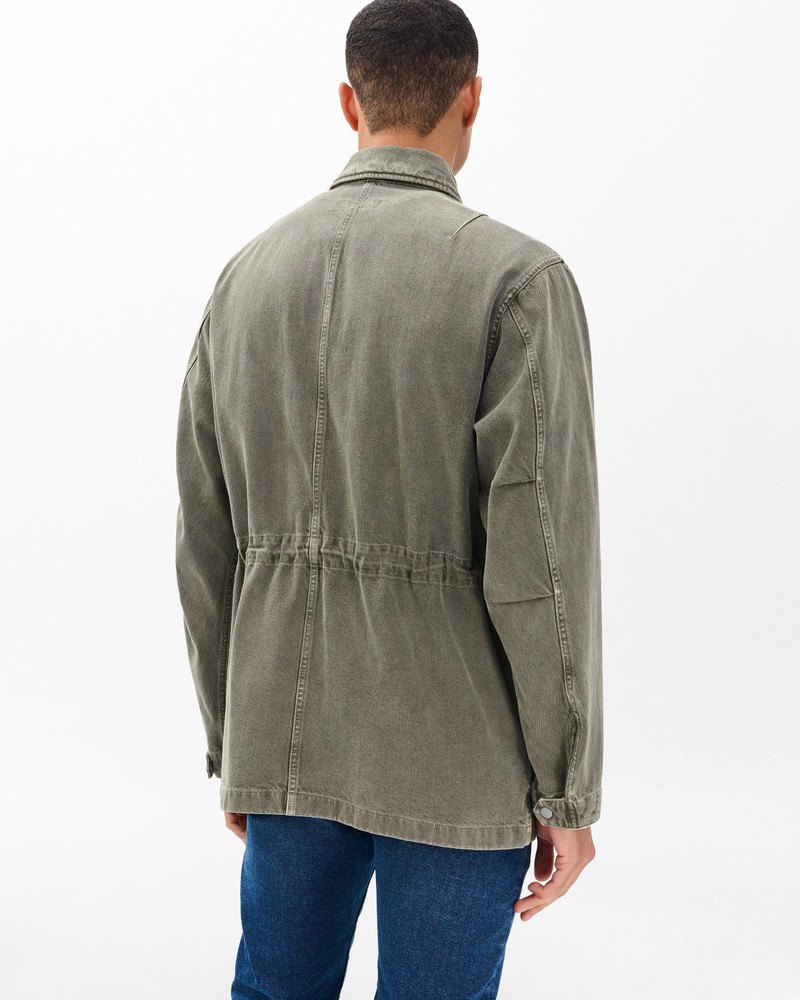 Denim Field Jacket Authentic Rigid in Dark Shadow 6
