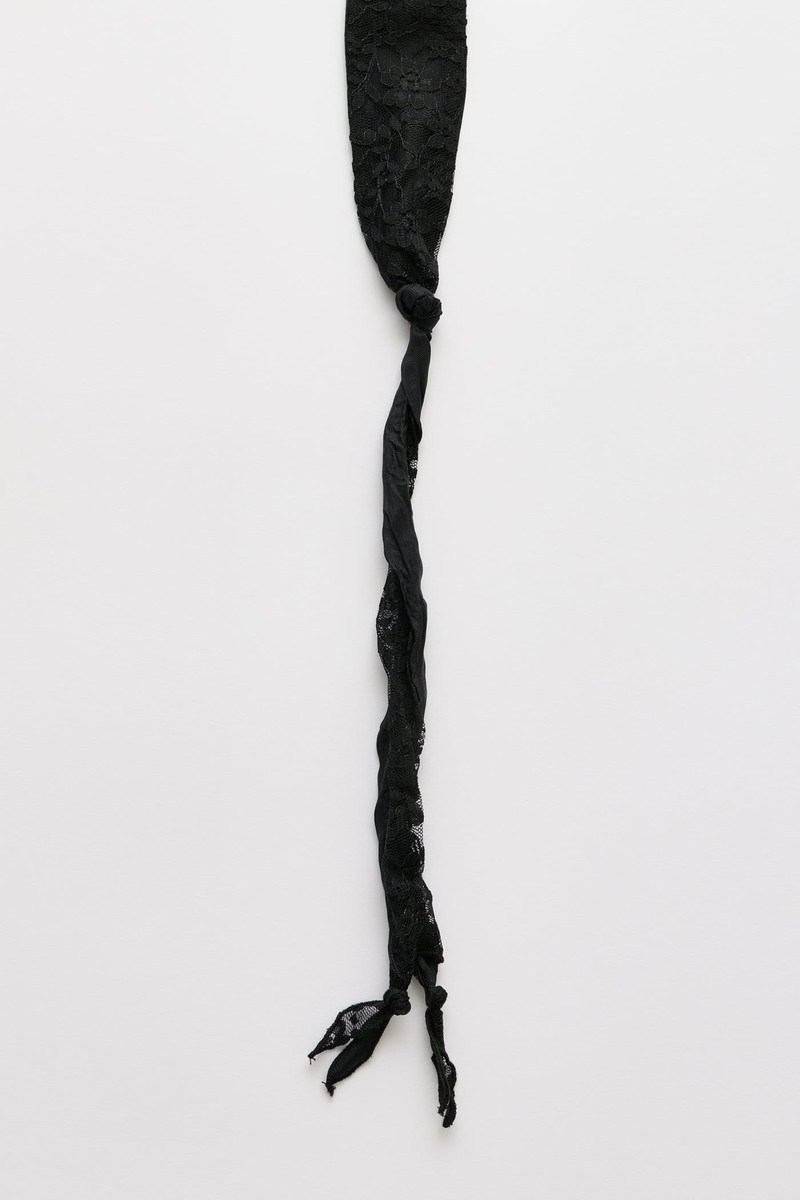 Our Legacy Twisted Tie Onyx Bloom Fleura Lace outlook