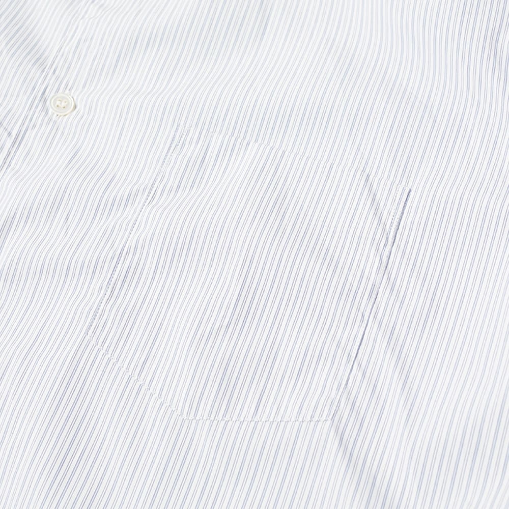 Comme des Garcons SHIRT Contrast Panel Striped Shirt - 2