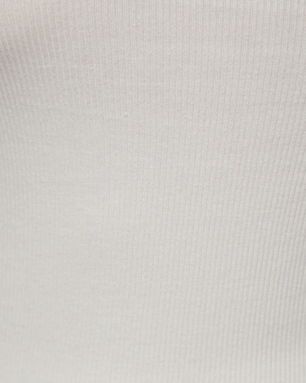 Top High Neck Fitted Tank  Cream - 6