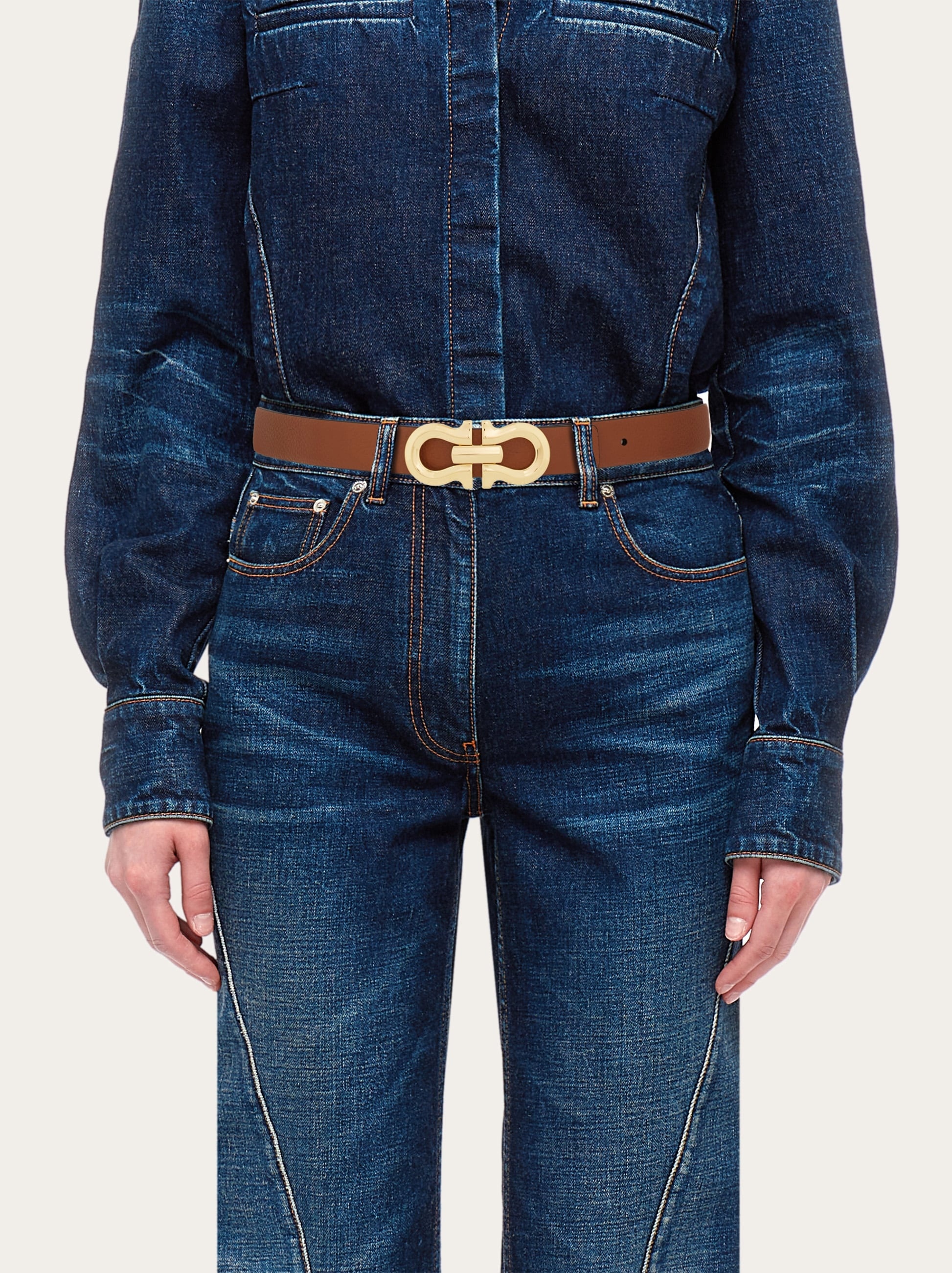 Reversible Gancini belt - 4