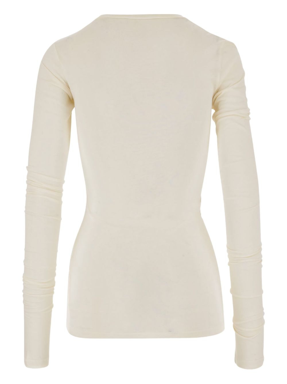 crew-neck long-sleeve top - 2
