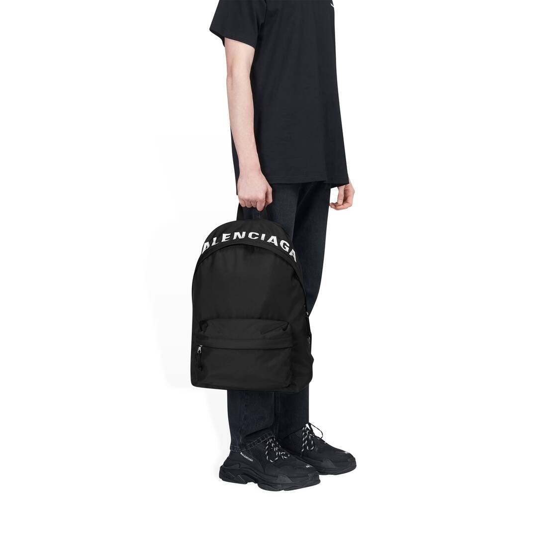 Men's Wheel Backpack in Black - 2
