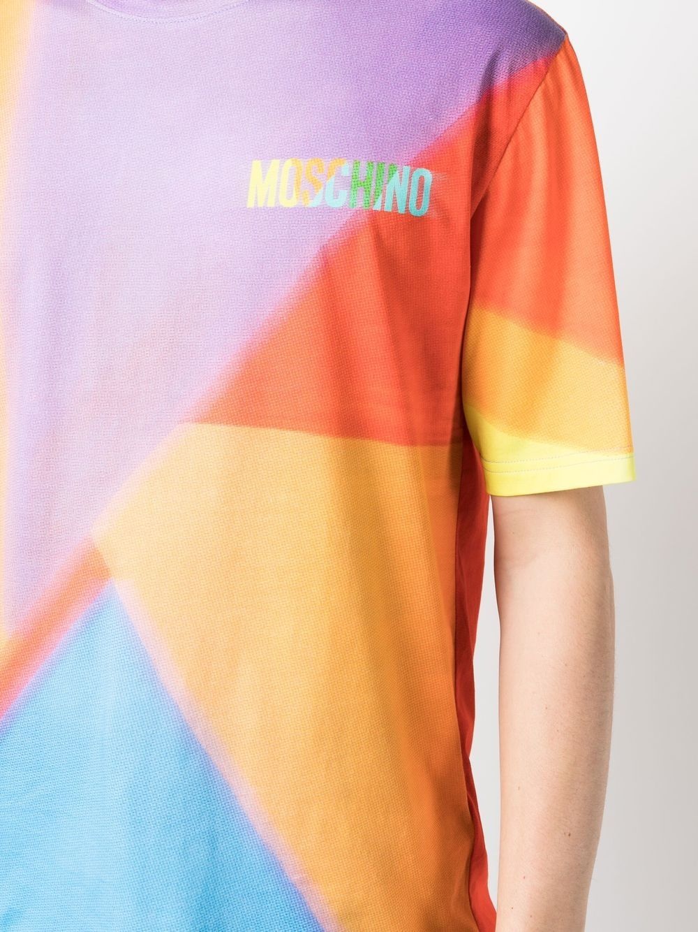 logo colour-block T-shirt - 5