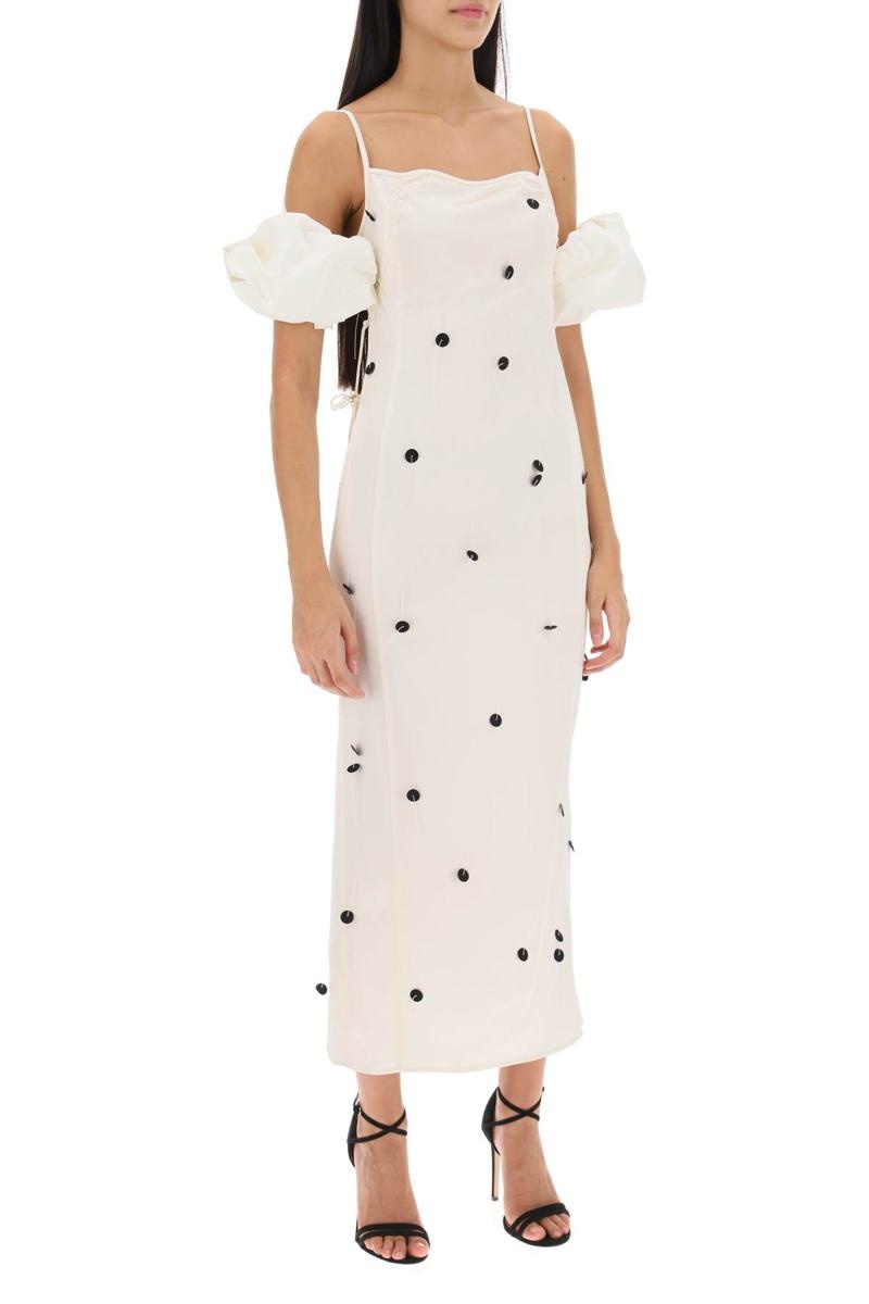 Jacquemus LA ROBE CHOUCHOU SLIP DRESS WITH DETACHABLE SLEEVES - 2