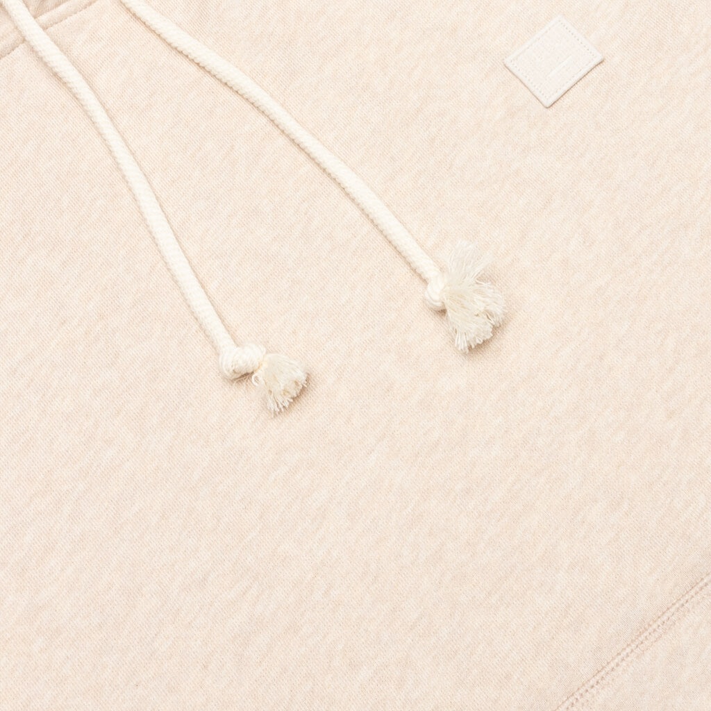 ACNE STUDIOS HOODED SWEATSHIRT - OATMEAL MELANGE - 4