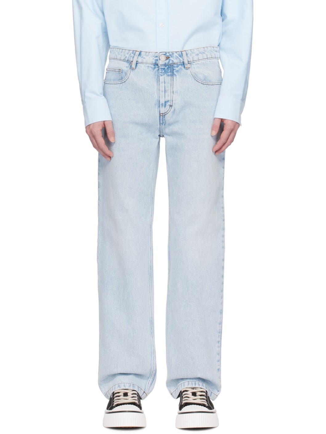 Indigo Classic-Fit Jeans - 1