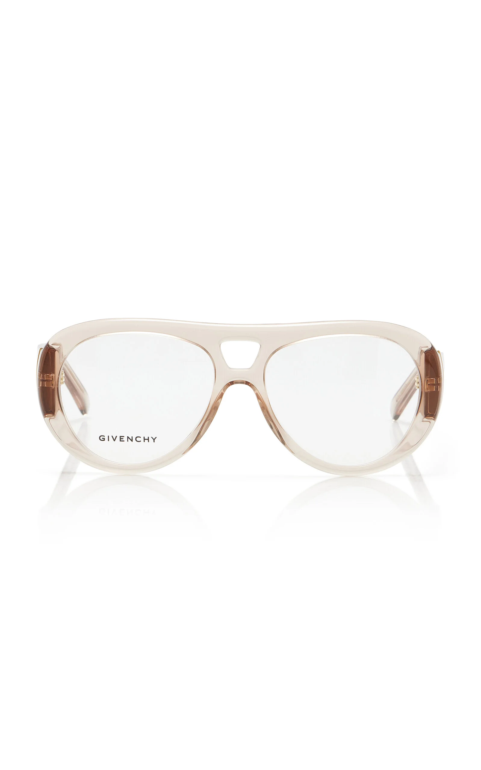 Bold Round-Frame Acetate Optical Glasses - 1