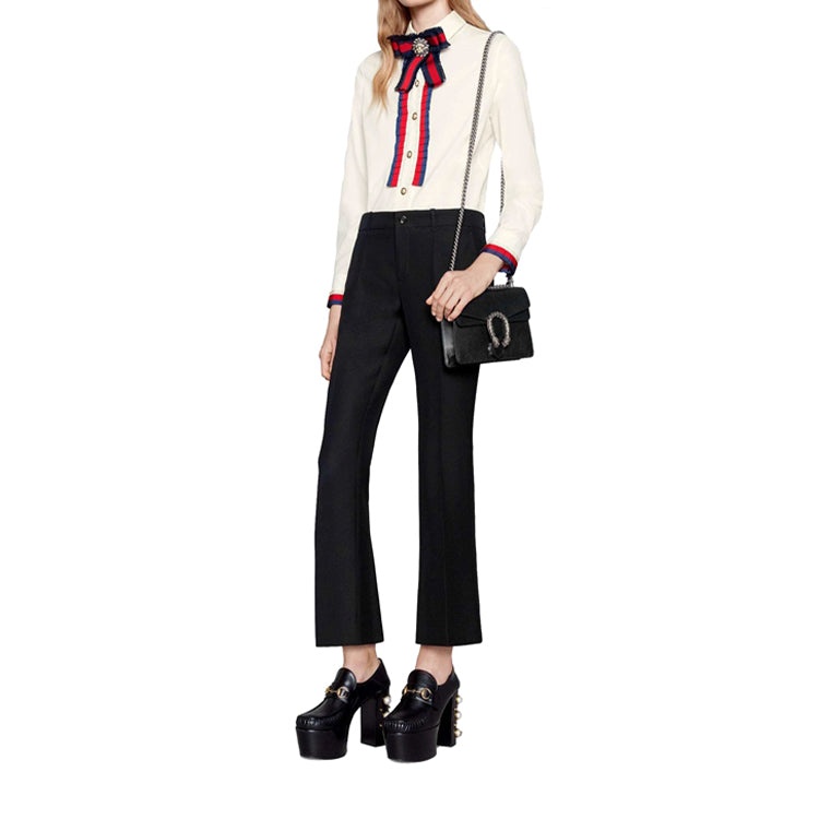 (WMNS) Gucci Dionysus Leather Mini Handbag Black 421970-CAOGN-8176 - 9