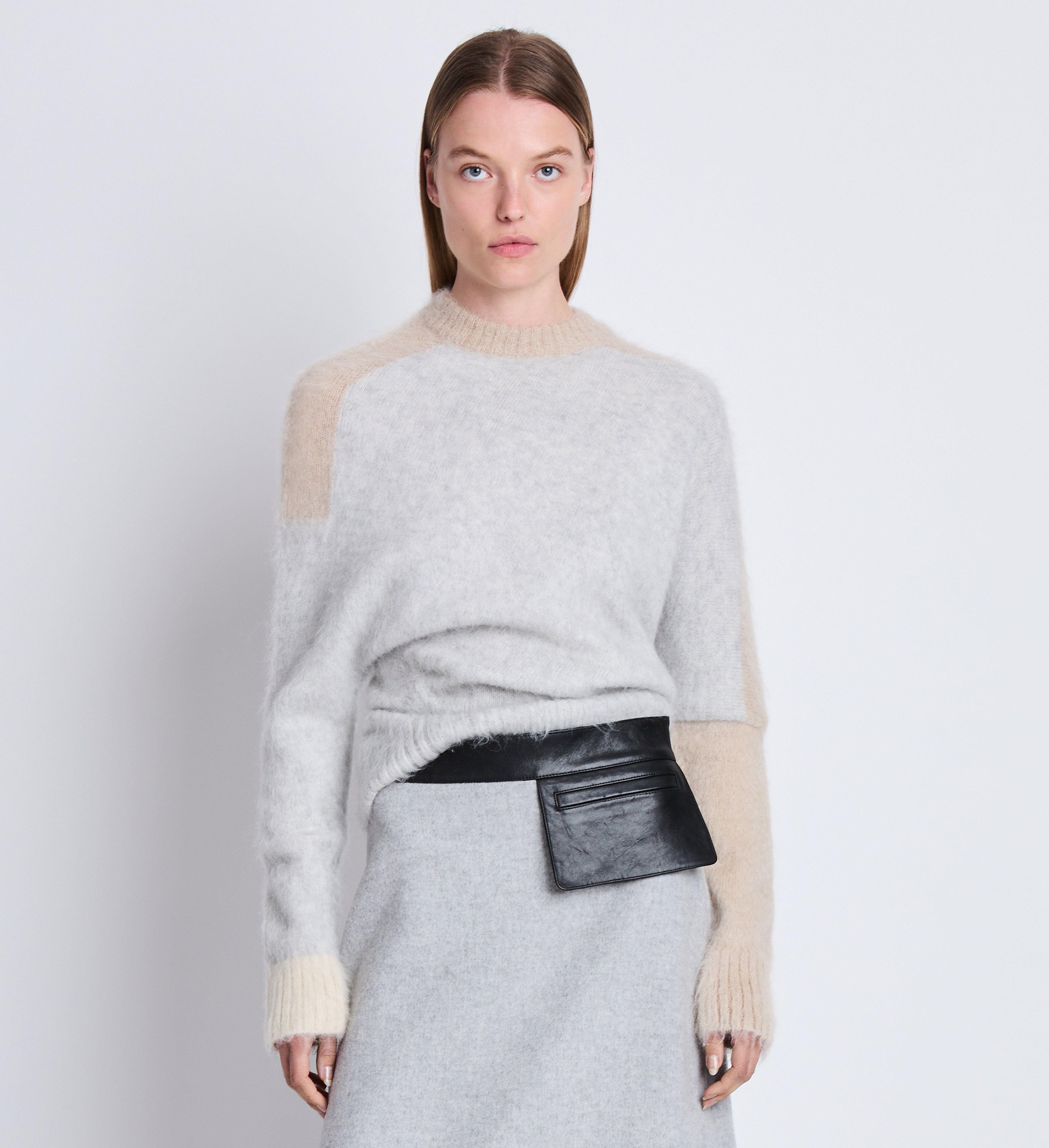 Patti Sweater in Brushed Mohair - 2