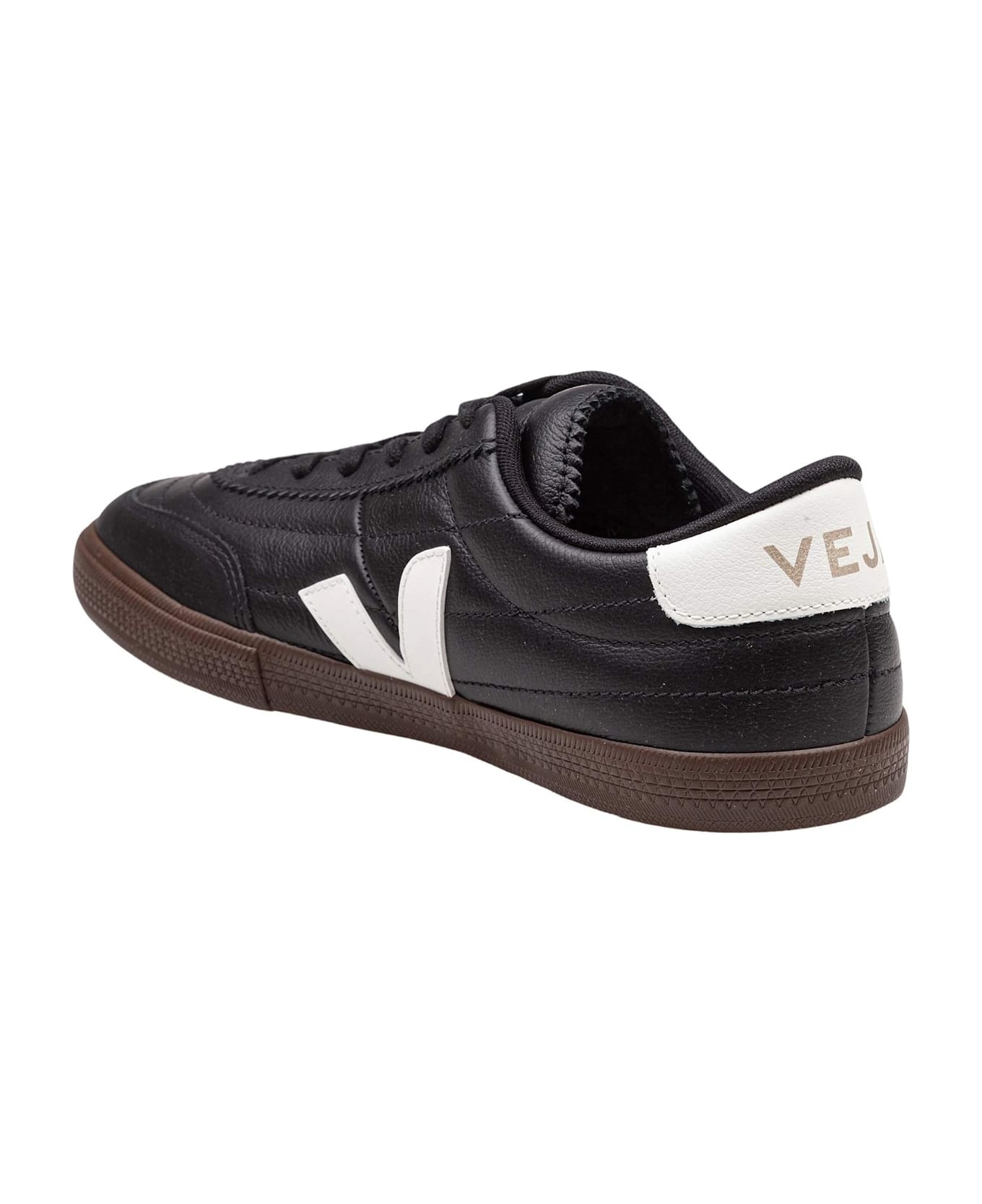 Panenka Leather Sneakers Black And White - 3