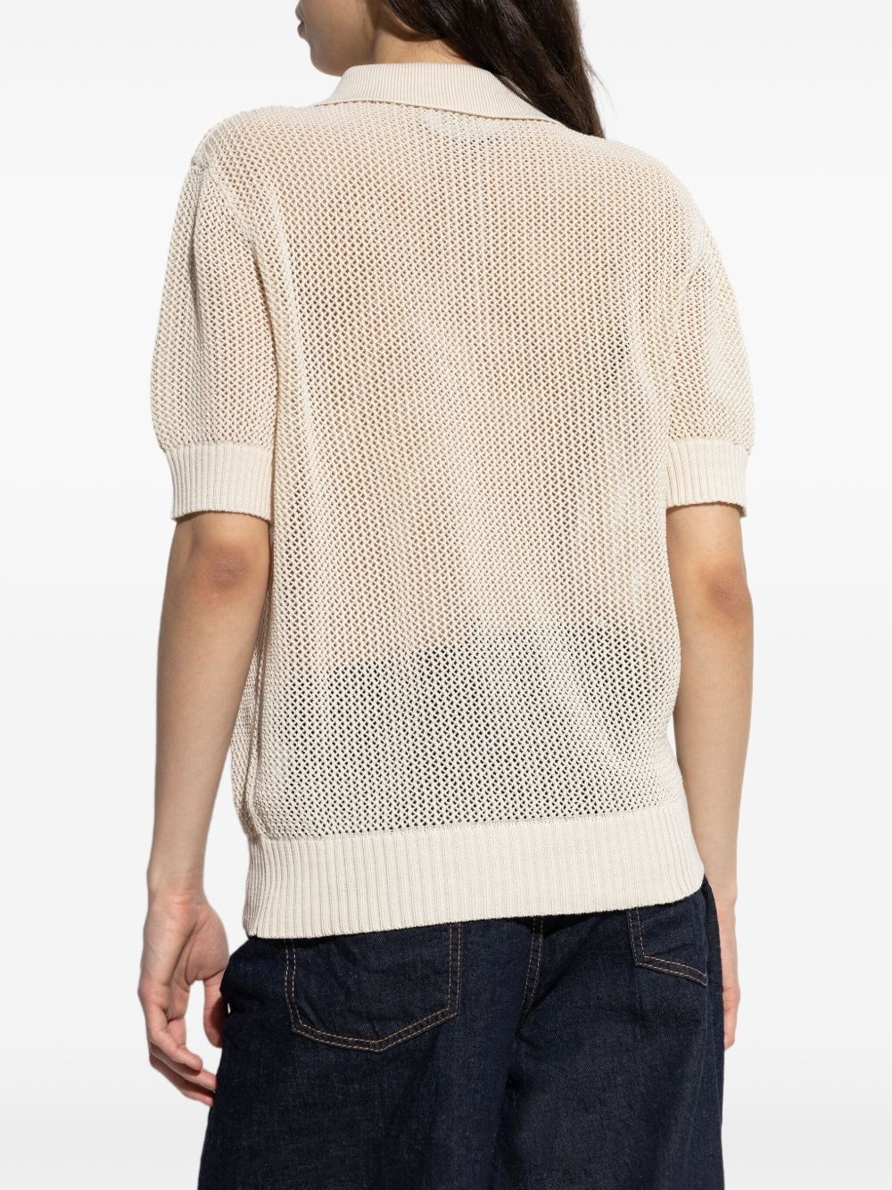 cotton polo top - 4