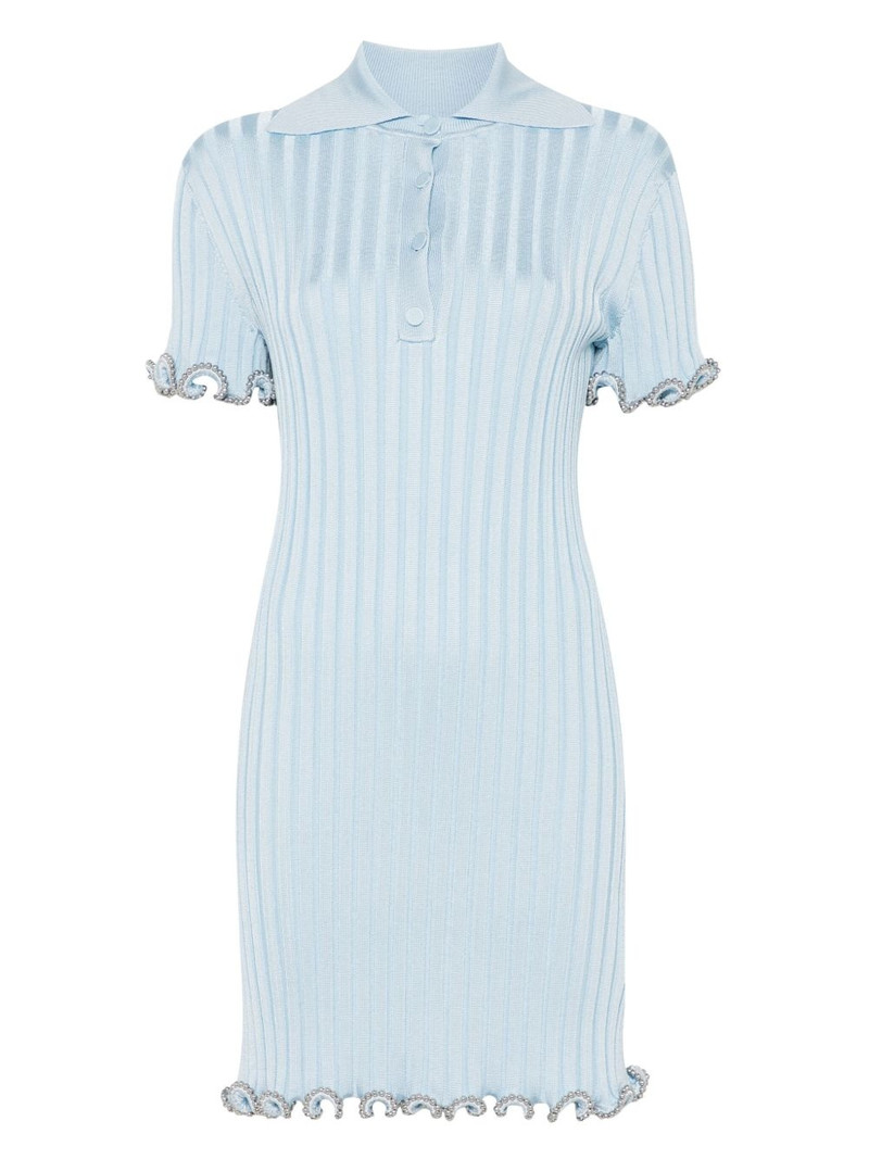 ribbed-knit mini dress 1