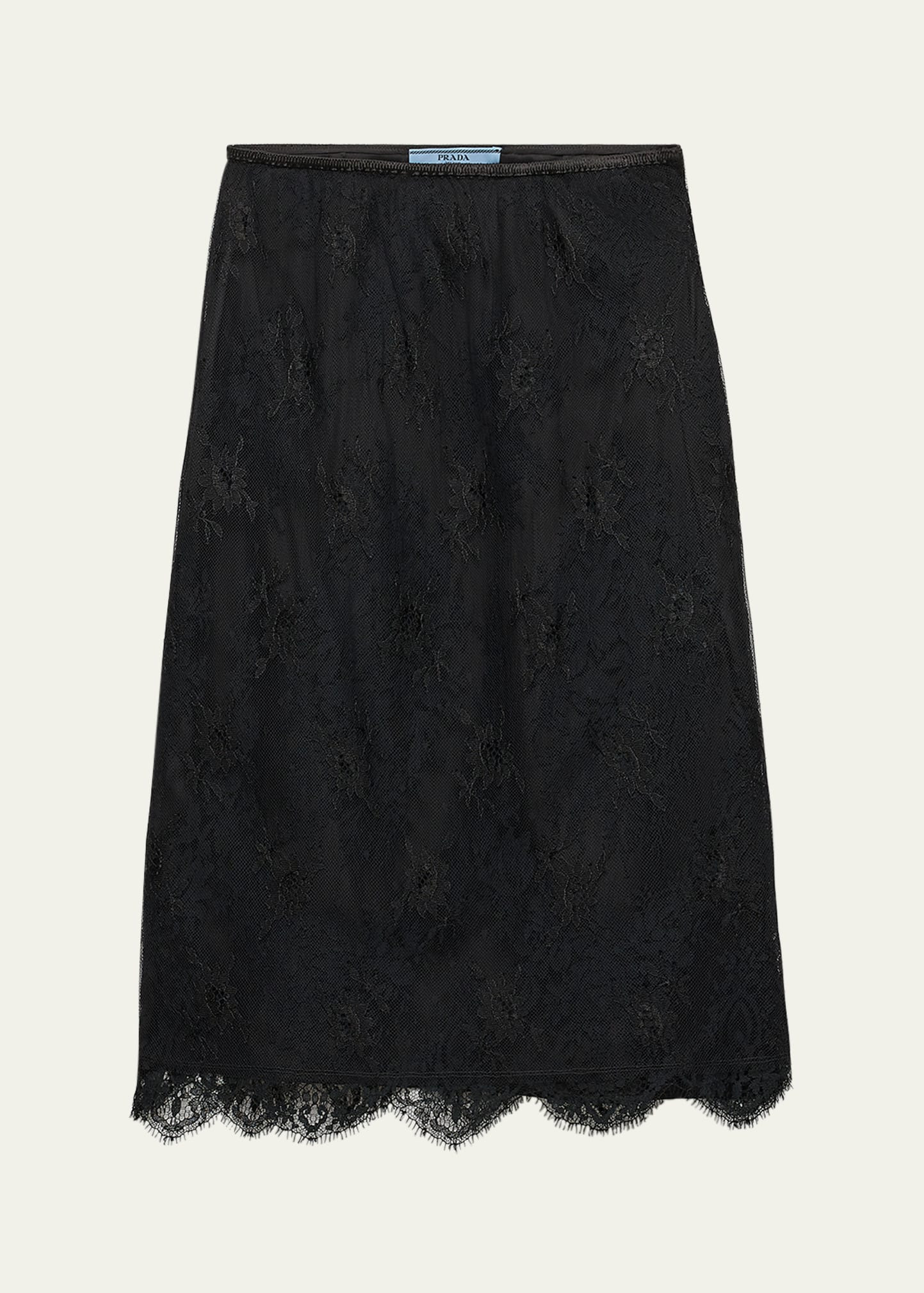 Pizzo Lace Sheer Skirt - 1