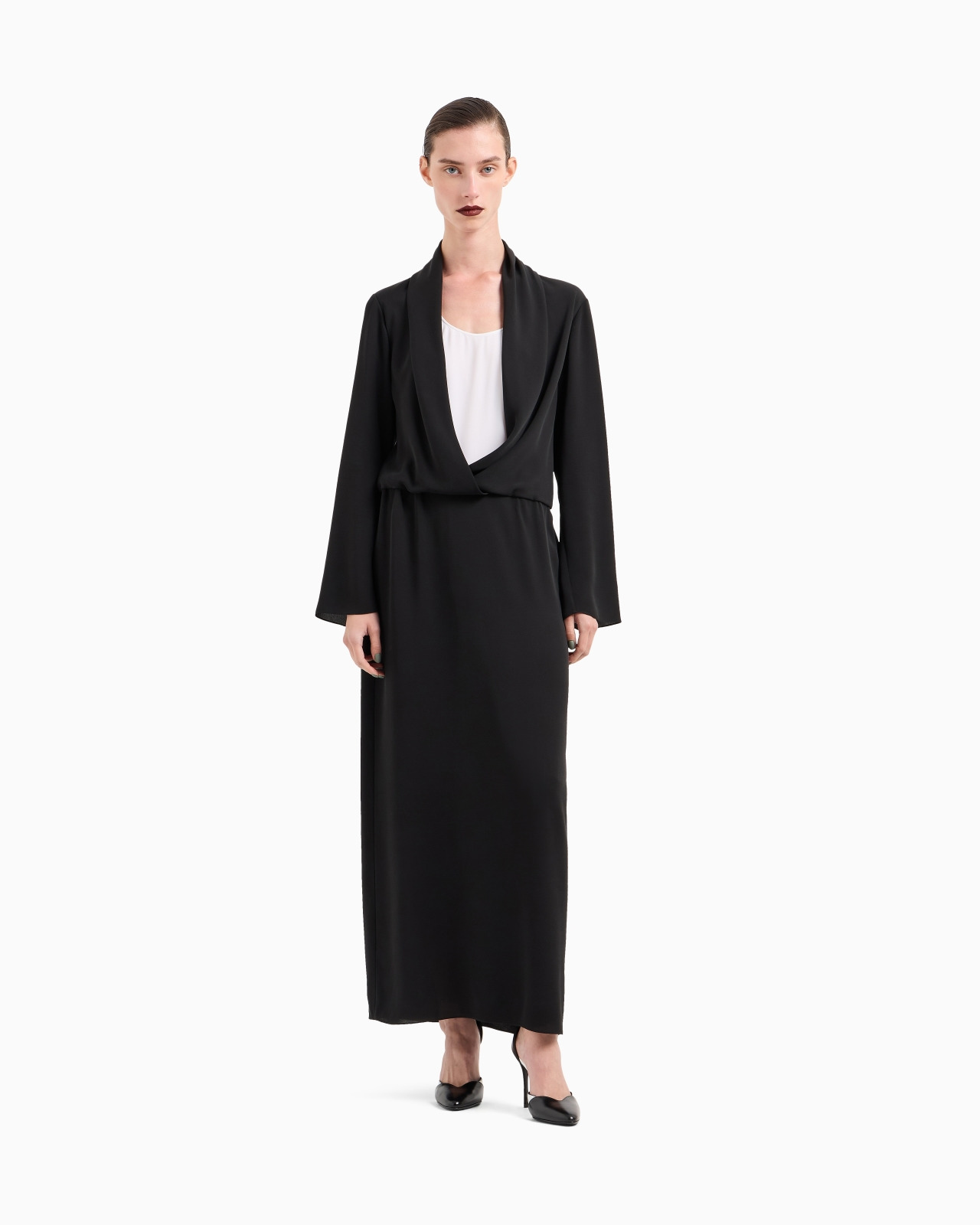 SILK LONG DRESS - 4