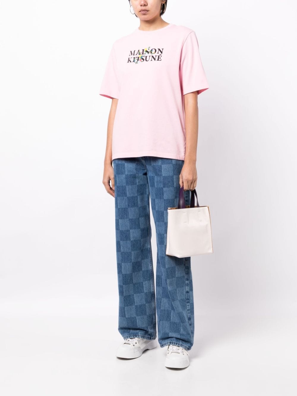 logo-print cotton T-shirt - 2