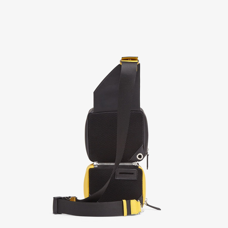 Black leather backpack 3