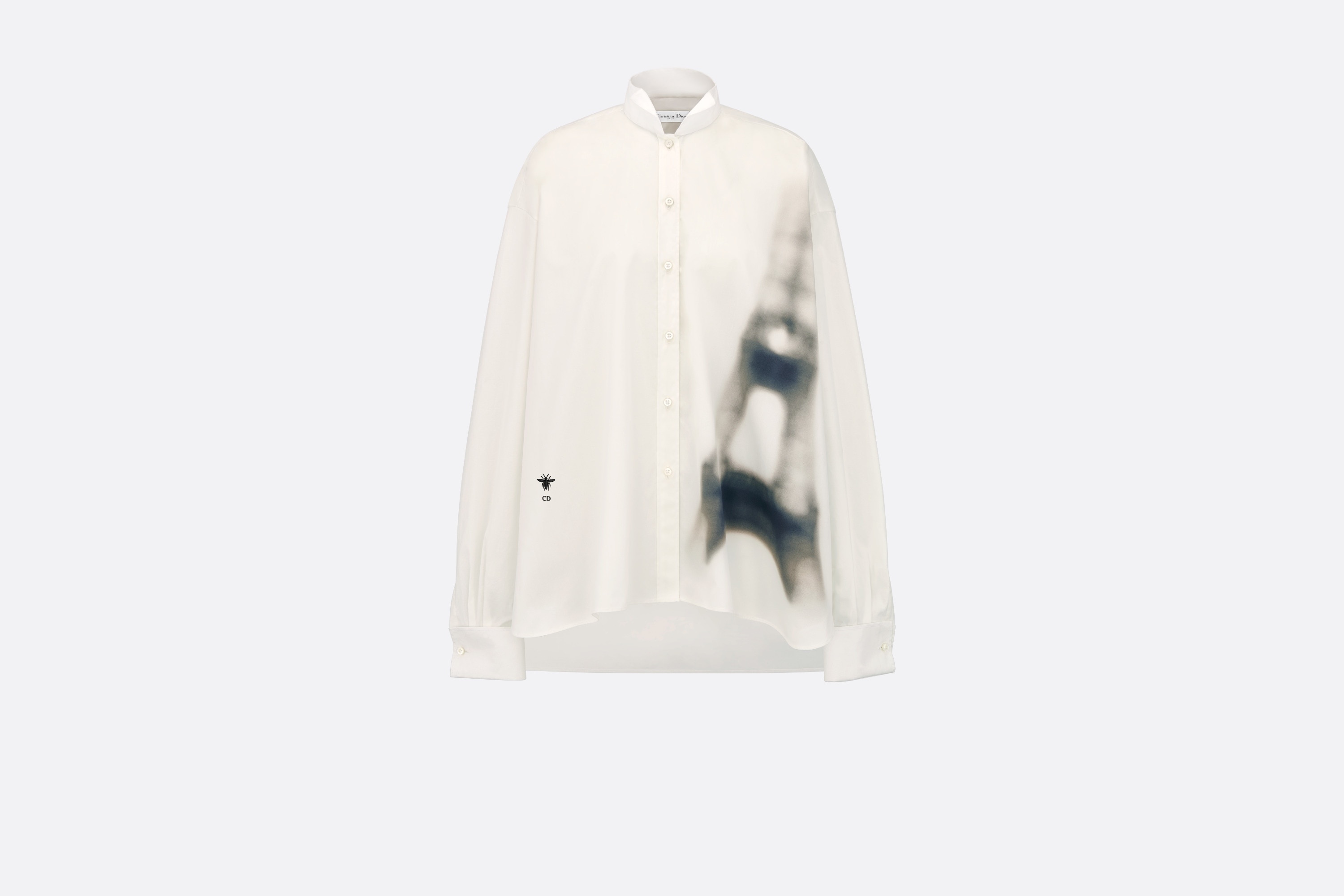 Blouse with Wing Collar - 1