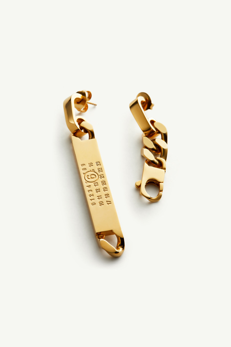 MM6 Maison Margiela Drop Chain earrings outlook