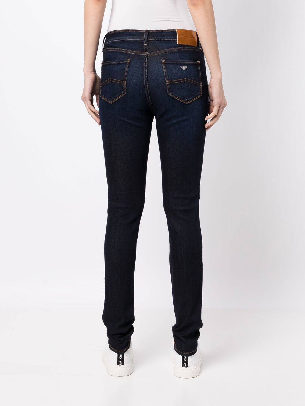skinny-cut leg jeans - 4