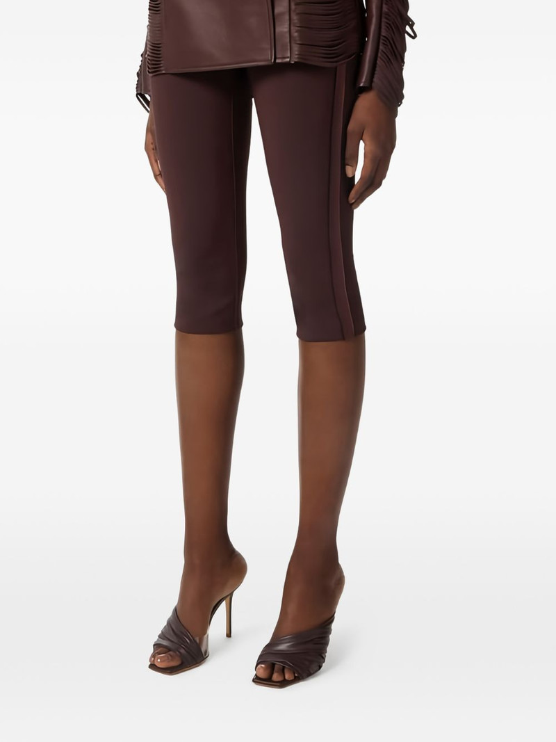 satin insert capri trousers 4