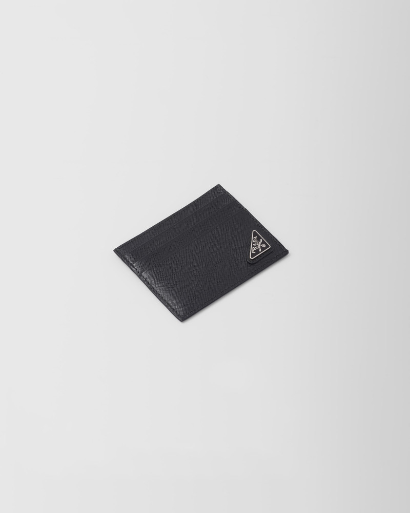 Prada Saffiano leather card holder outlook