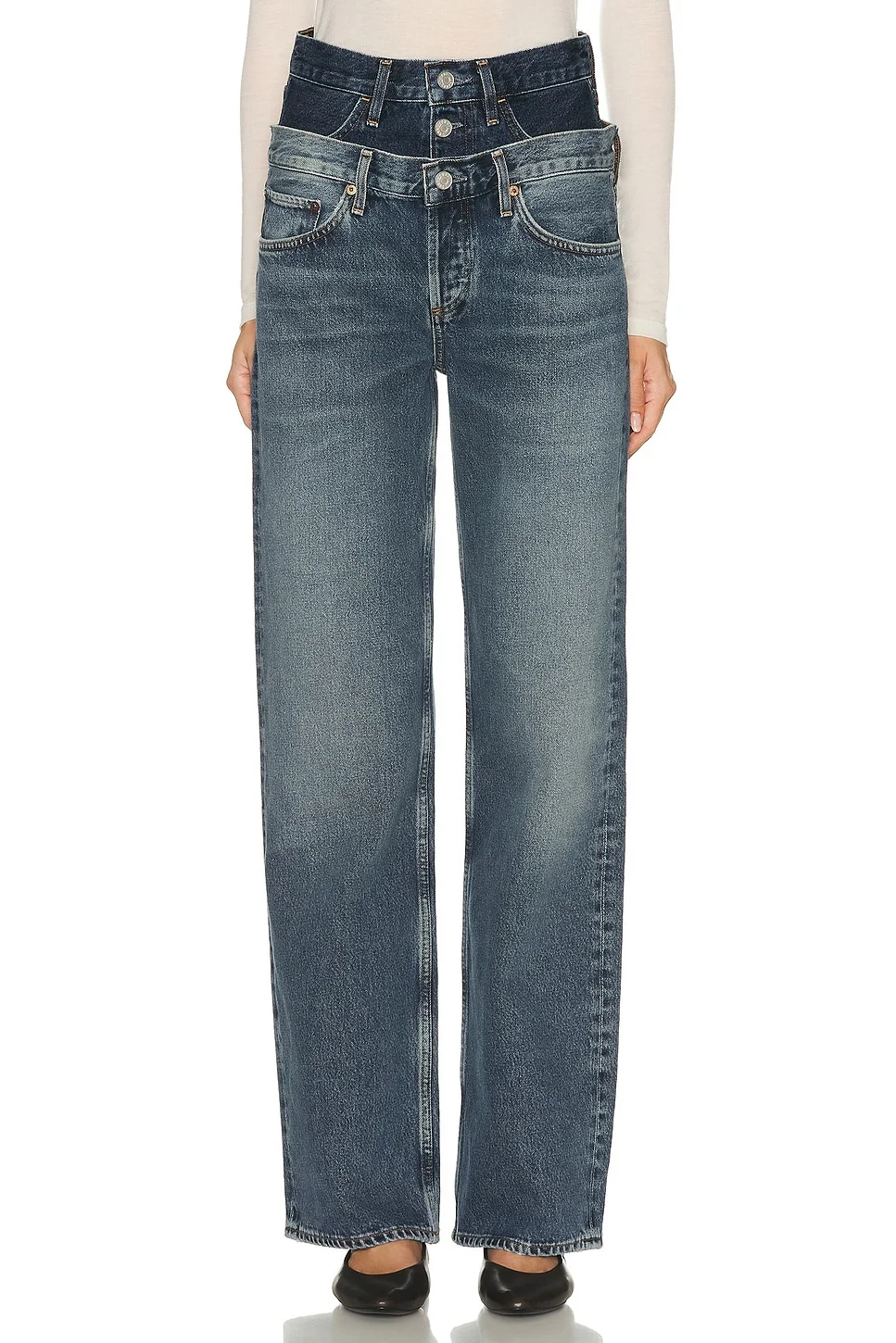 Elson High Rise Loose Jeans - 1