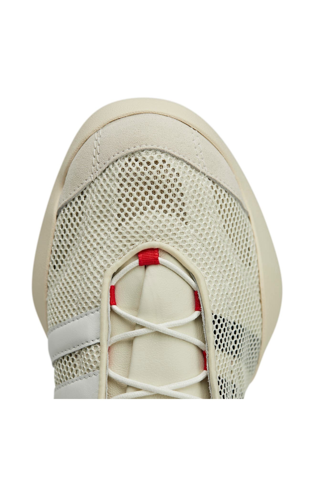 Y-3 Regu Sneaker in Cream White/Scarlet/White at Nordstrom - 8