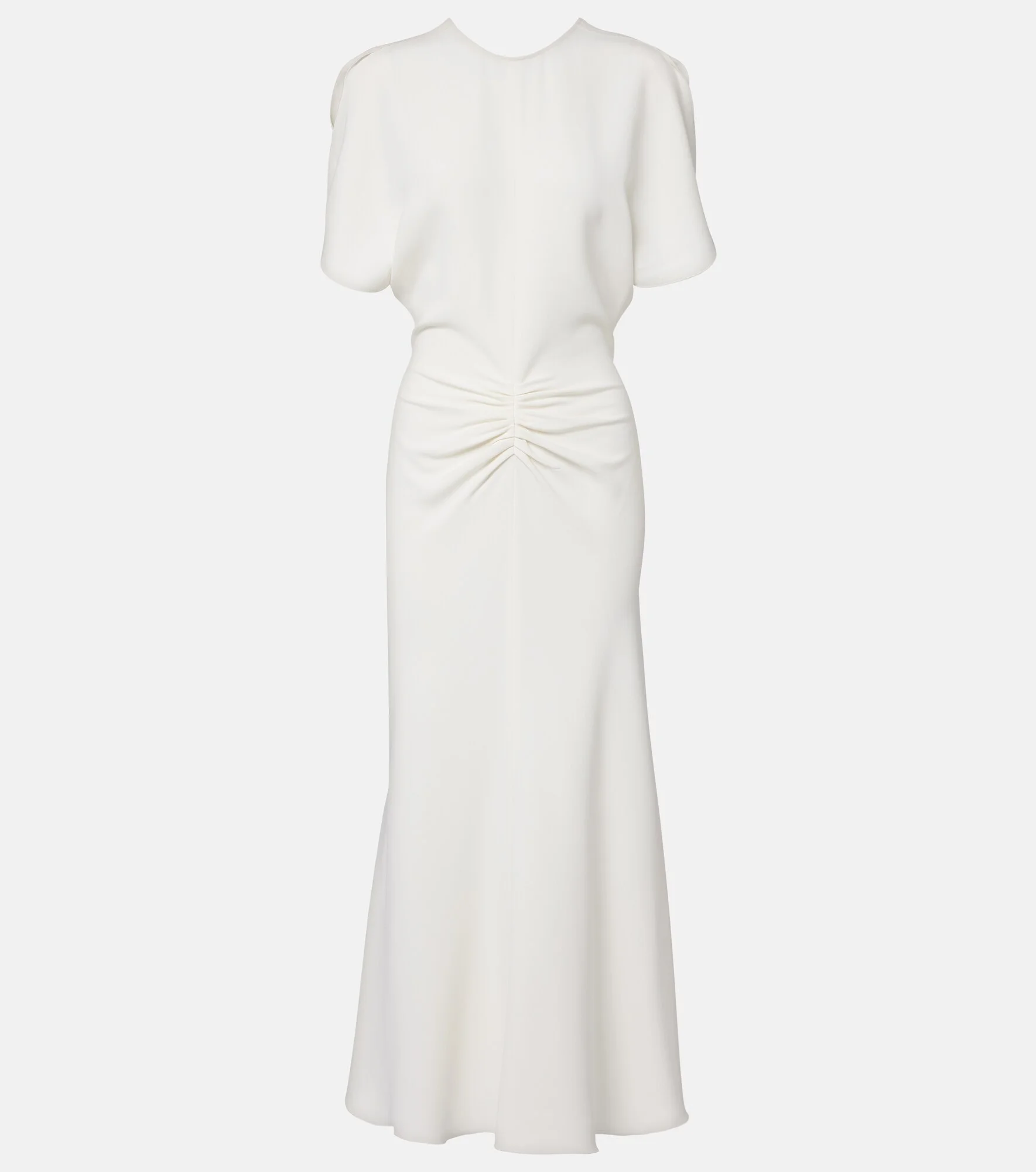 Bela gathered cady midi dress - 1