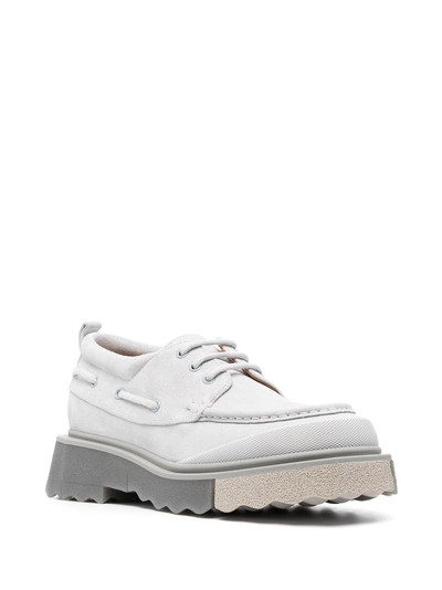Off-White suede boat shoes outlook
