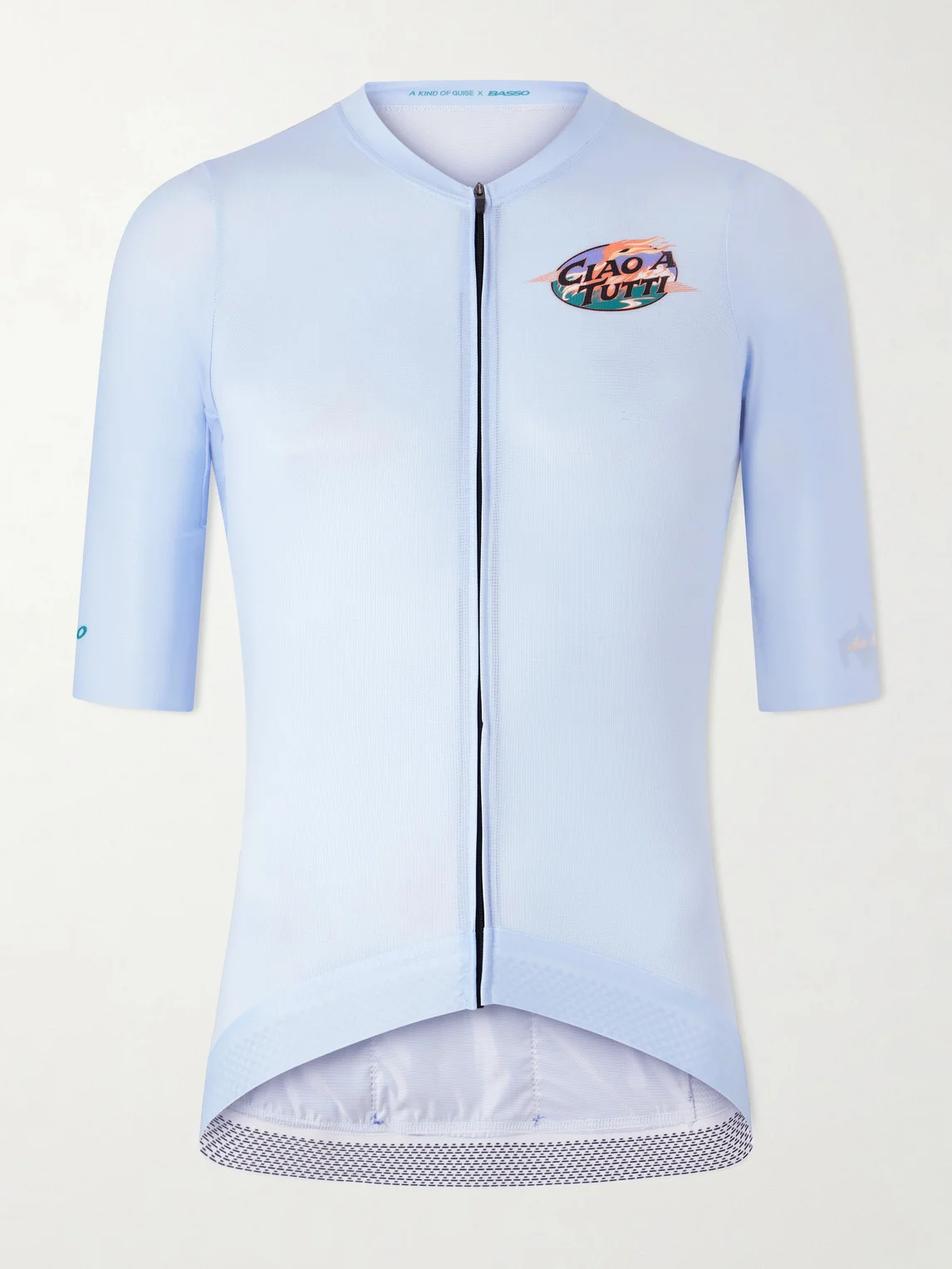 Basso Giro Alpino Logo-Print Mesh Cycling Jersey - 1