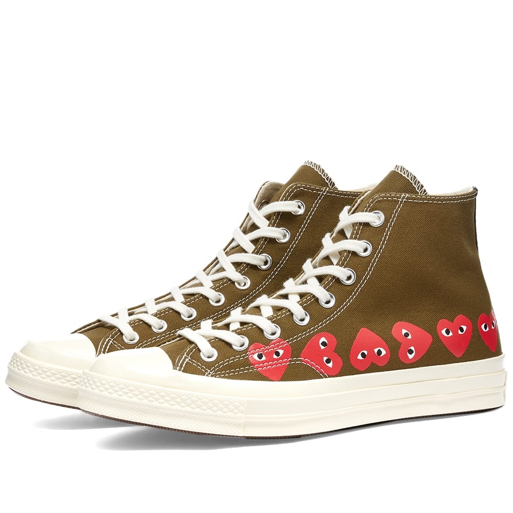 Comme des Garcons Play x Converse Chuck Taylor Multi Heart 1970s Hi - 1