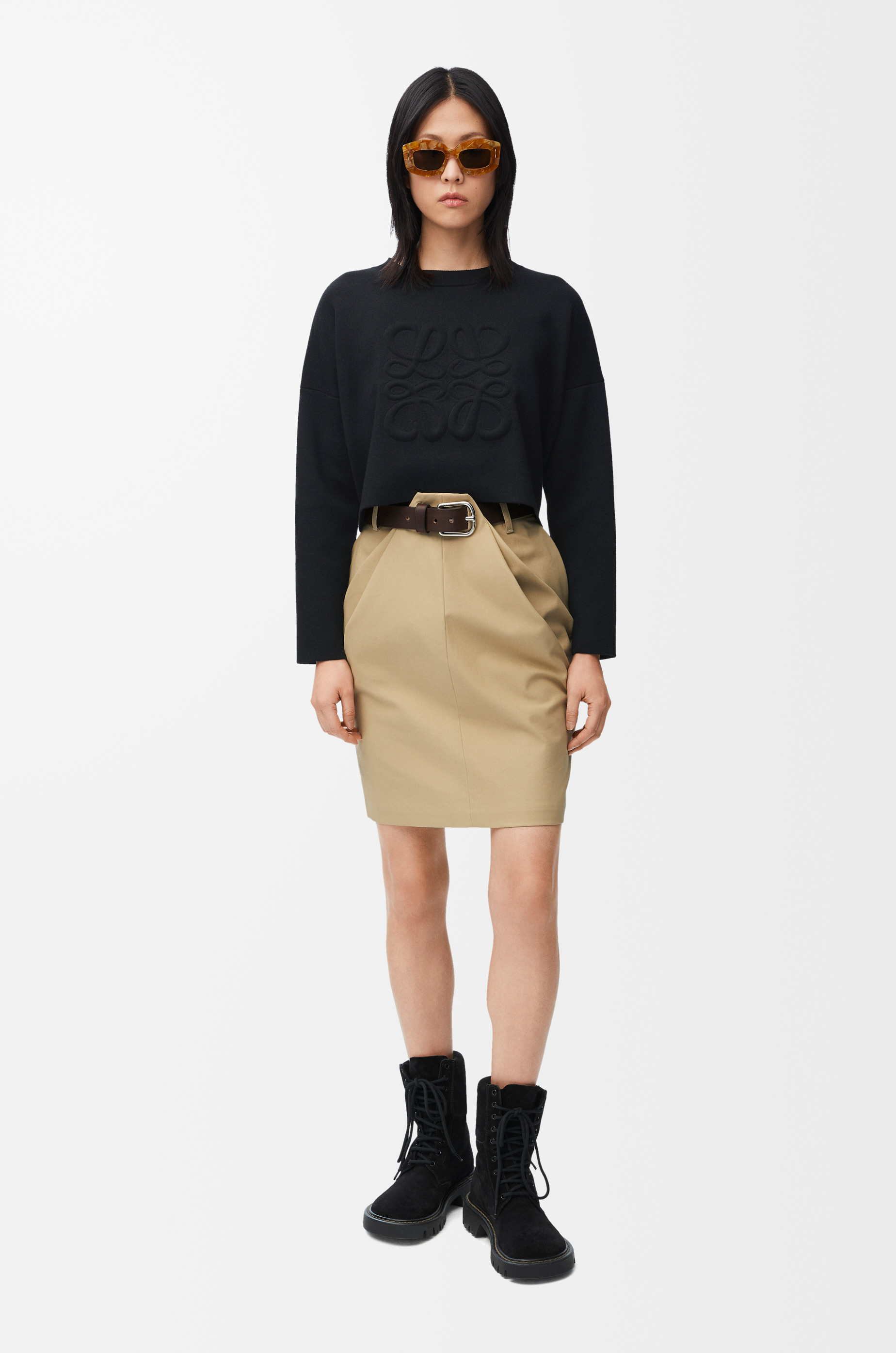 Short Anagram sweater in wool - 2