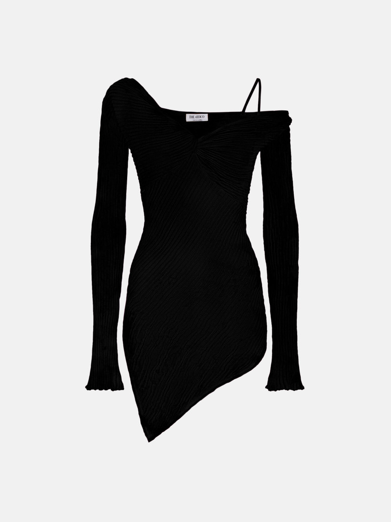 ''DESAI'' BLACK MINI DRESS 1