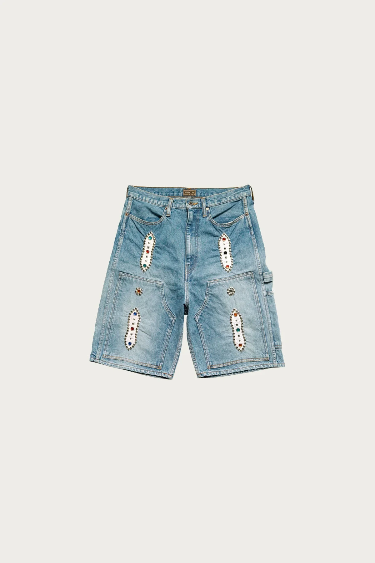 14oz Denim Shorts (STUDS Remake) - Indigo - 1