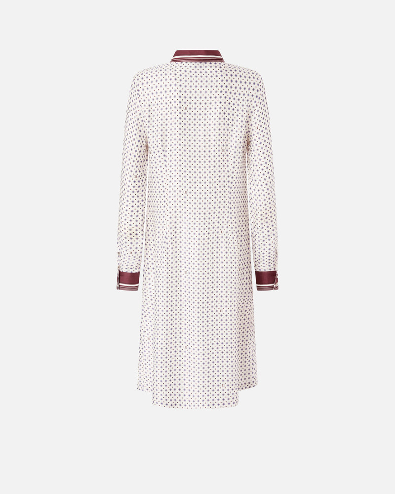PINKO MIDI SHIRT DRESS WITH TIE PRINT outlook