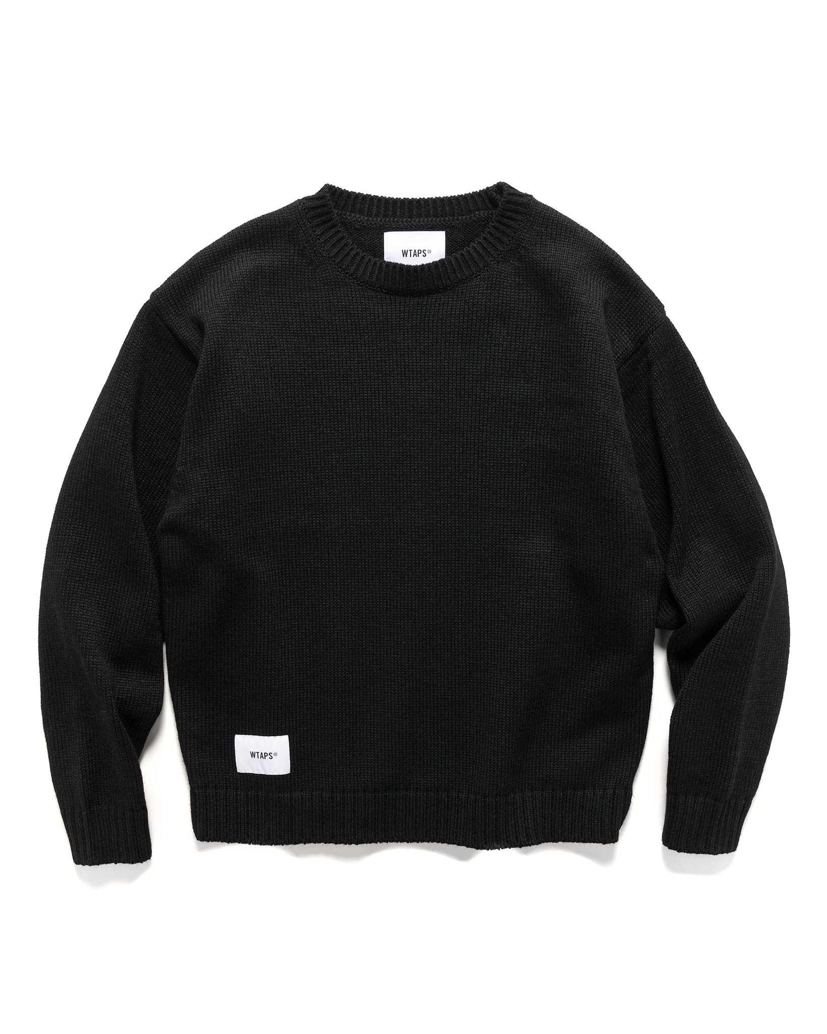 WTAPS SIGN / Sweater / POLY. Black | REVERSIBLE