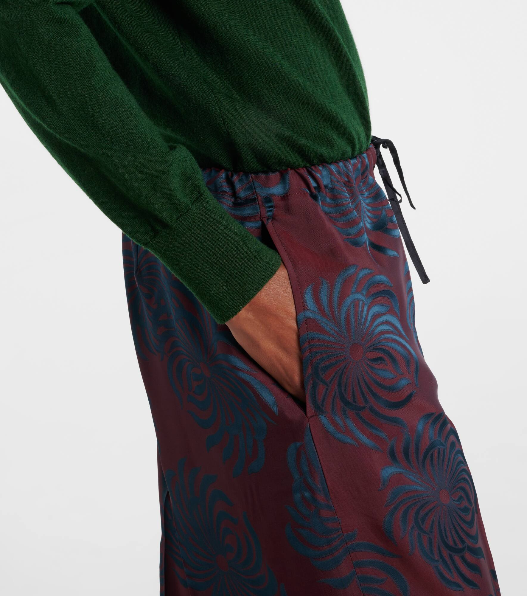 Printed wide-leg pants - 5