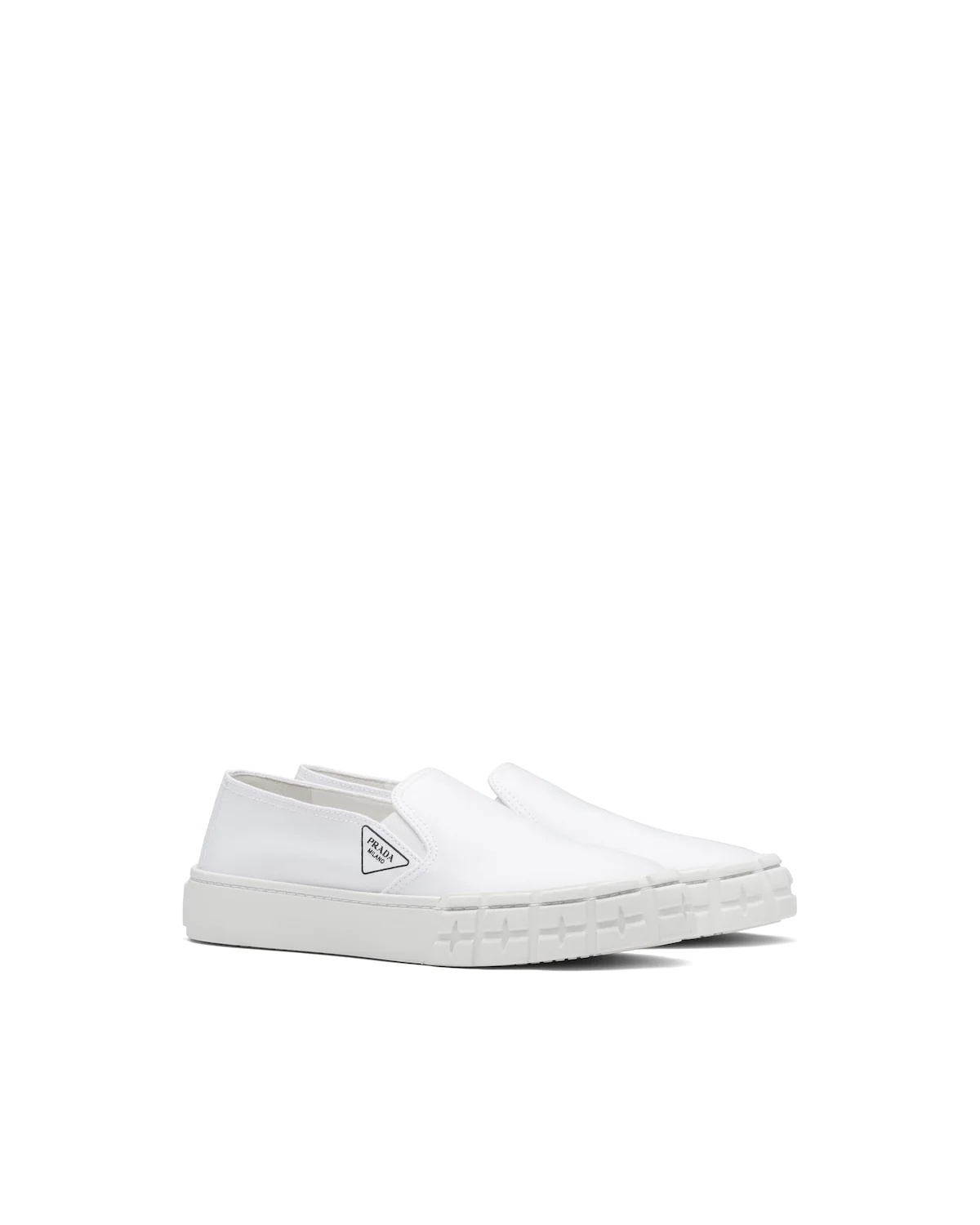 Cotton gabardine Wheel slip-ons - 1