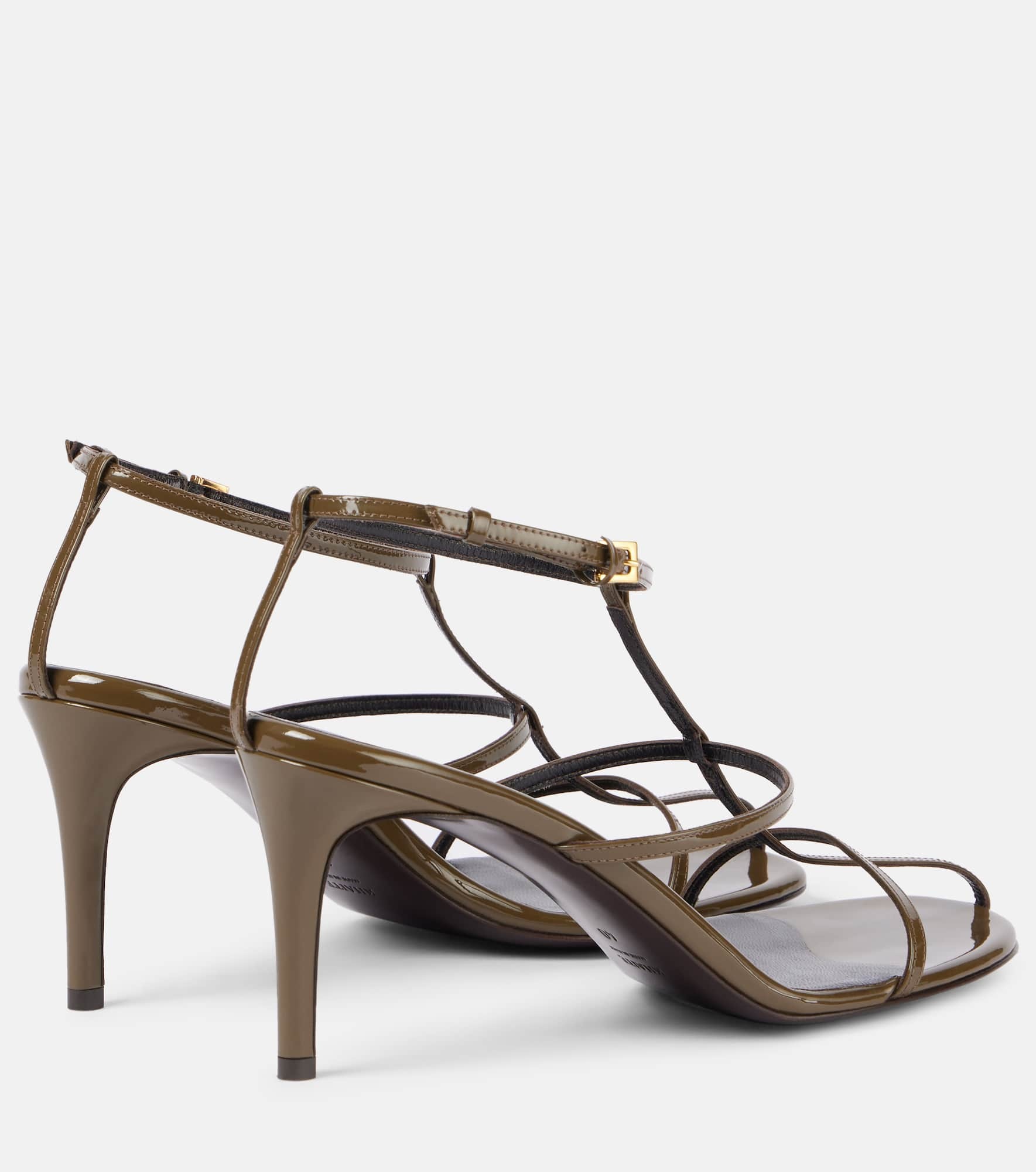 Cage 75 patent leather sandals - 2