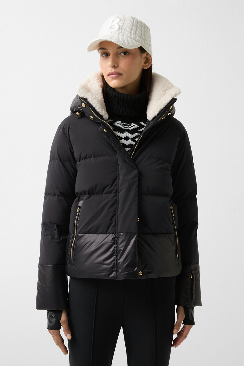 Maja down ski jacket in Black 2