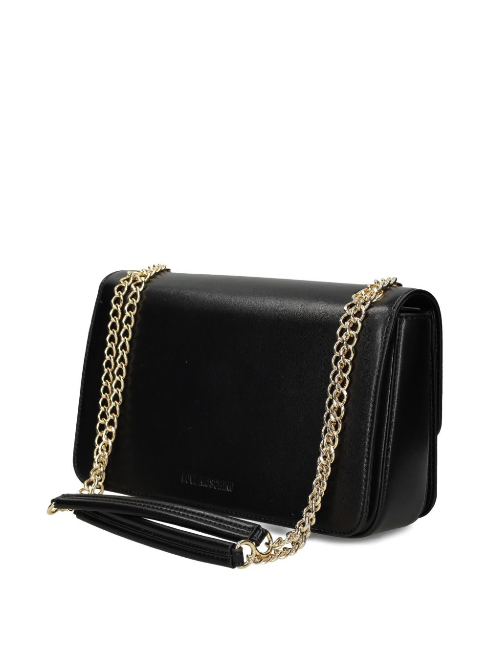 heart-plaque chain shoulder bag - 3