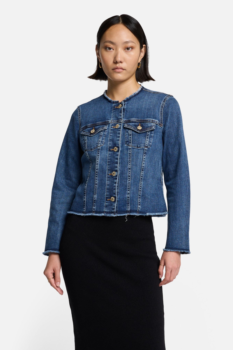 Vicky Denim Jacket in Soho Light 3