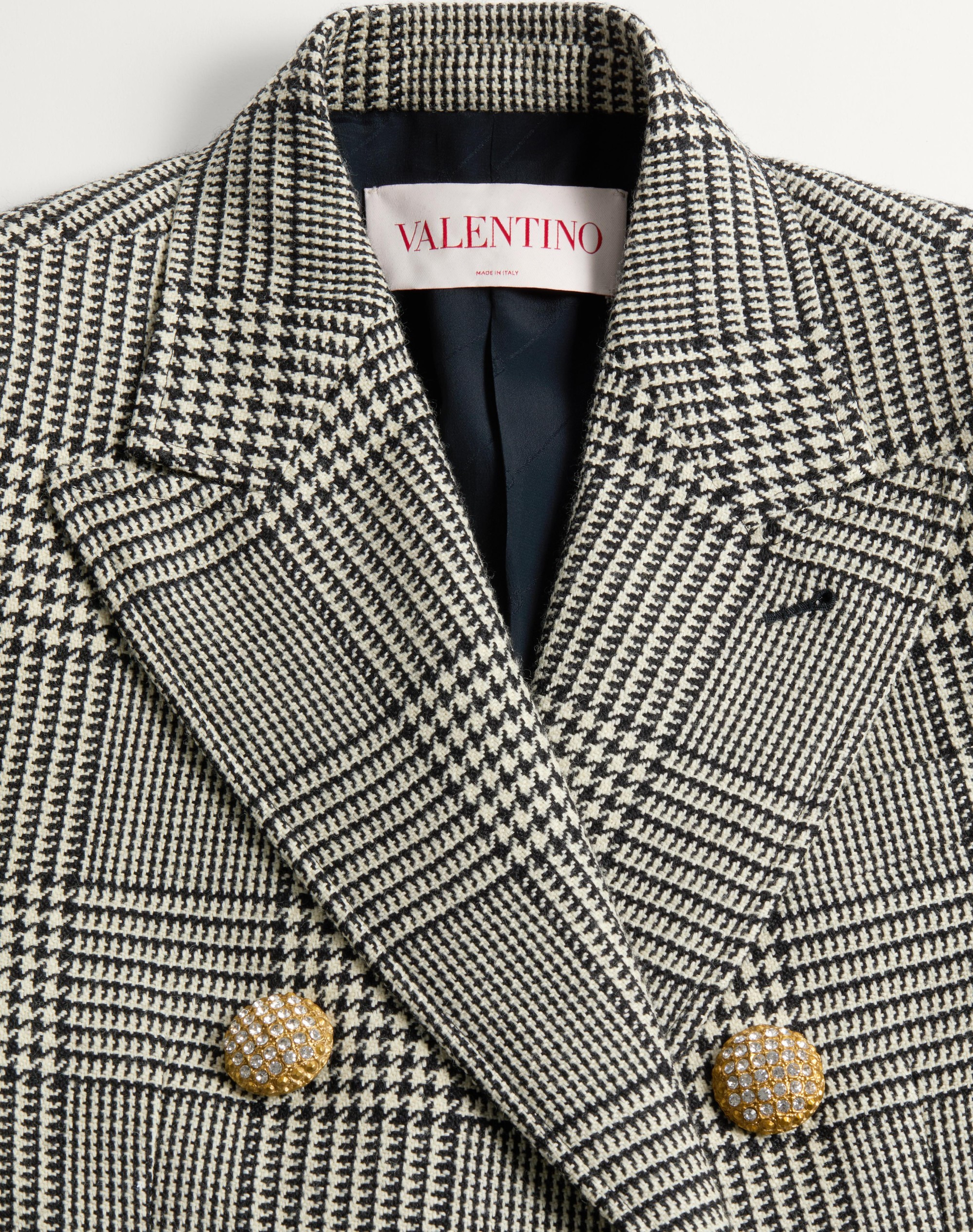 HOUNDSTOOTH WOOL BLAZER - 3