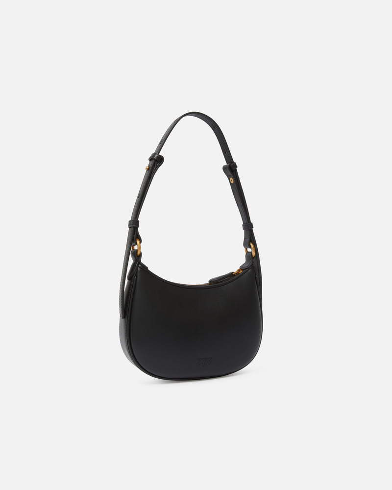PINKO HALF MOON BABY LEATHER SHOULDER BAG outlook