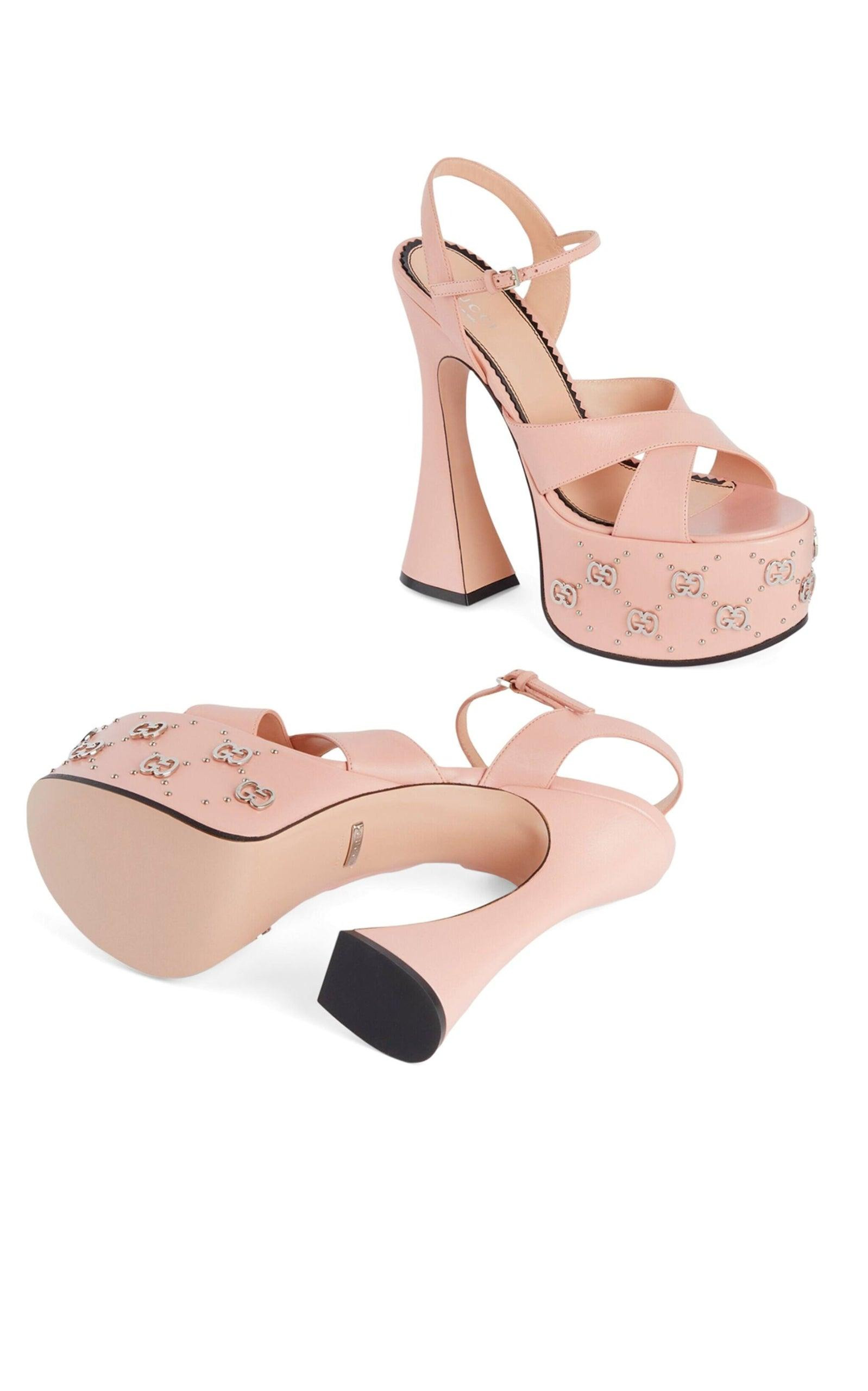 Leather Platform Sandals 155 - 5