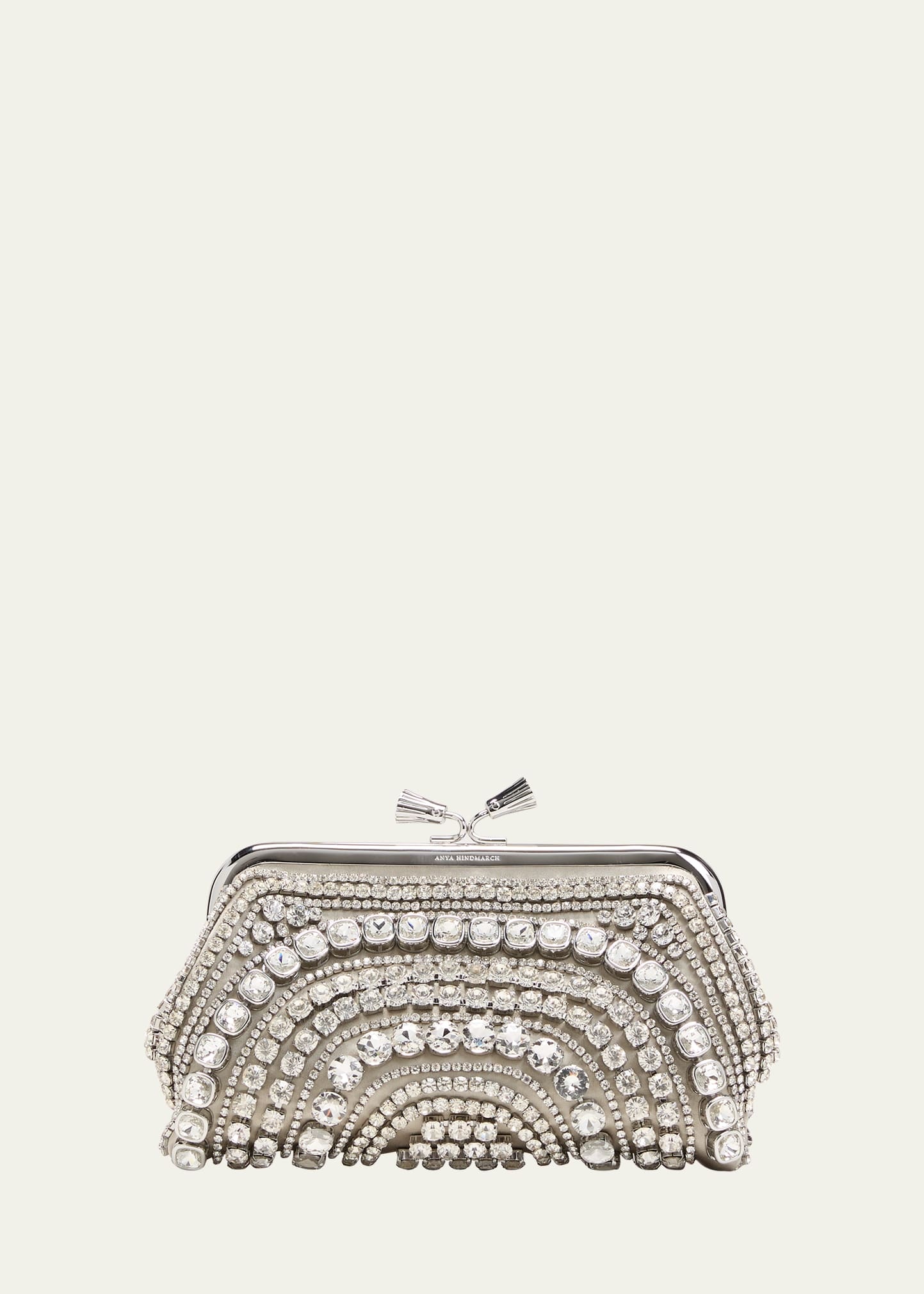 Maud Crystal Tassel Clutch Bag - 1