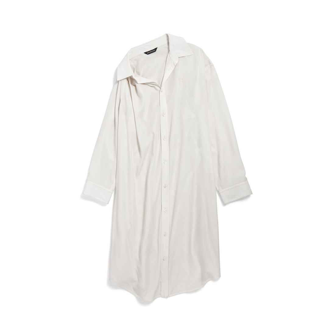 Women's One Shoulder Dress in Dirty White - 1